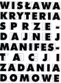 Wisława Kryteria sprzedajnej manifestacji - tantis.pl