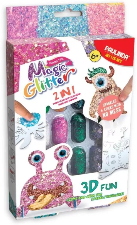 Stwórz swojego stworka 3D Magic Glitter - Stworek - tantis.pl