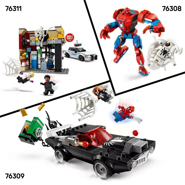 LEGO® Mech Spider-Mana kontra Anti-Venom 76308 - tantis.pl