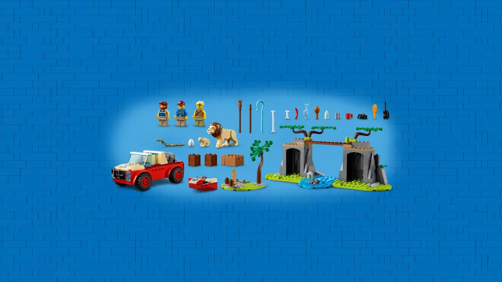 LEGO® City. Terenówka ratowników dzikich zwierząt. 60301 - tantis.pl