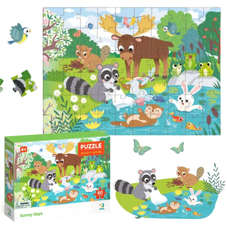 Puzzle 60. Pory roku. Letnie dni - tantis.pl