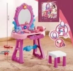 Toaletka B/O z krzesełkiem 23el 49x29x74cm