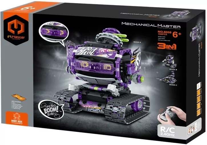 Klocki R/C Robot 3w1 458el - tantis.pl