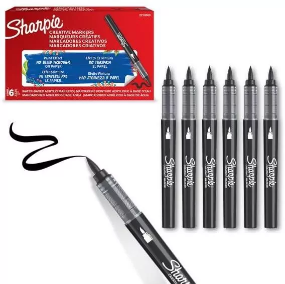 Markery akrylowe czarne - tantis.pl