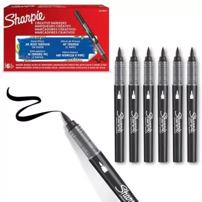 Markery akrylowe czarne