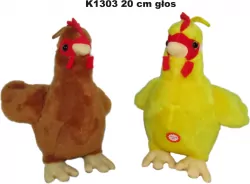 Kura z głosem 20cm MIX