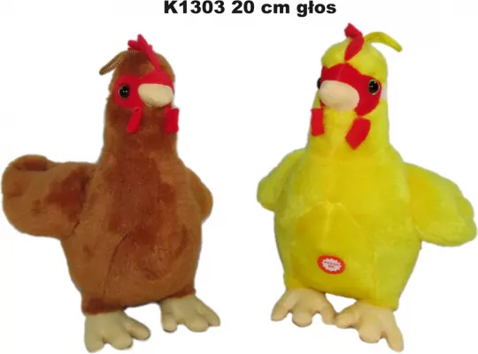 Kura z głosem 20cm MIX