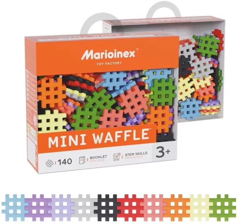 Klocki Mini Waffle 140elem - tantis.pl