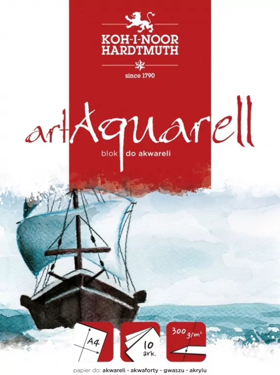 BLOK AKWARELOWY "ART AQUARELL" A4 10ARK 300G - tantis.pl