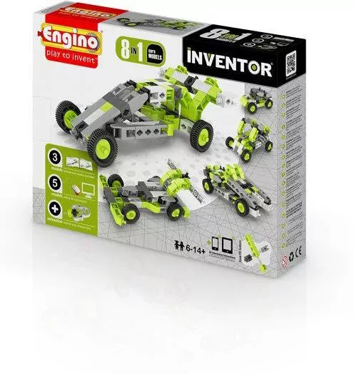 klocki konstrukcyjne 8w1 Cars Engino Inventor - tantis.pl