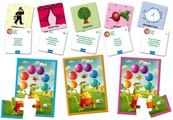 Zagadki Smoka Obiboka. Zielone. Graj ze Smokiem Obibokiem - tantis.pl