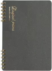 Notatnik A5 kratka Logical Prime SB szary