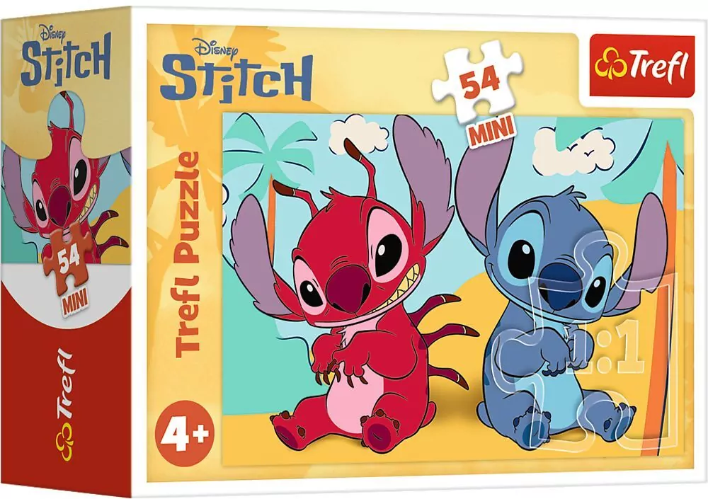 PUZZLE 54EL TREFL MINI LILO&STITCH MIX4 PUD240 - tantis.pl