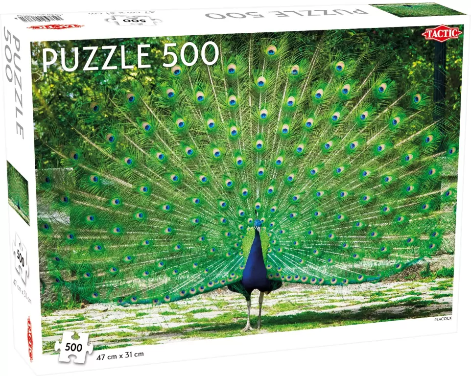 Puzzle 500 Peacock - tantis.pl