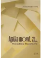 Agatka mówi, że... Powiadania filozoficzne - tantis.pl