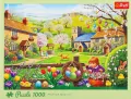 Puzzle 1000 Poszukiwanie wielkanocnych jajek TREFL - tantis.pl