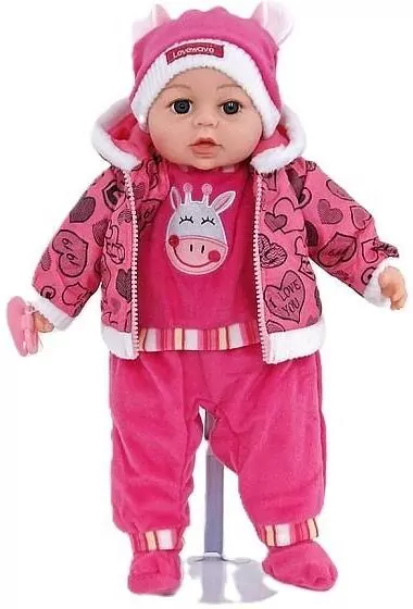 Lalka bobas z polskim dźwiękiem 45cm w worku 416567 - tantis.pl