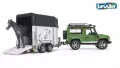 Land Rover z przyczepą i figurką konia - tantis.pl