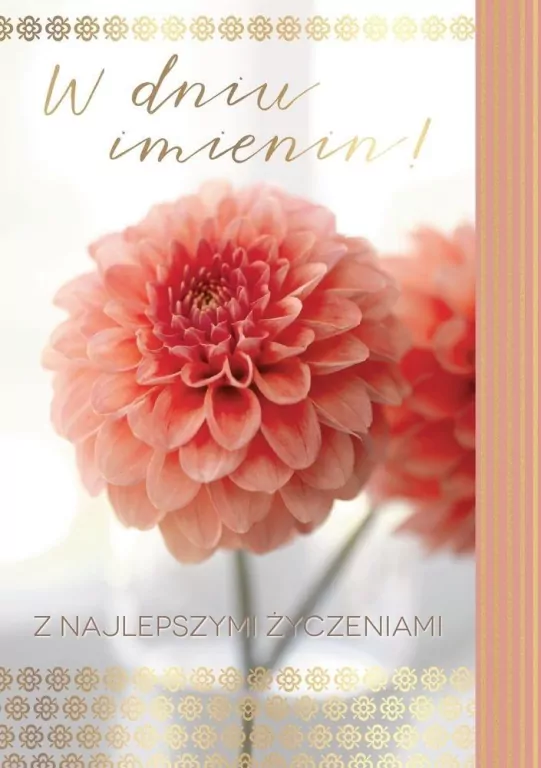 Karnet PR-371 Imieniny (kwiaty) - tantis.pl