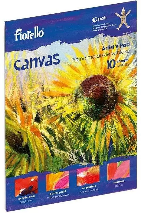 Fiorello. Płótno malarskie w bloku 9x12 Canvas - tantis.pl