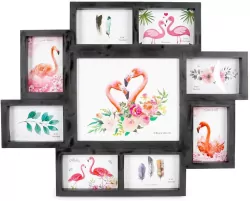 Ramka Gallery czarna 9 zdjęć