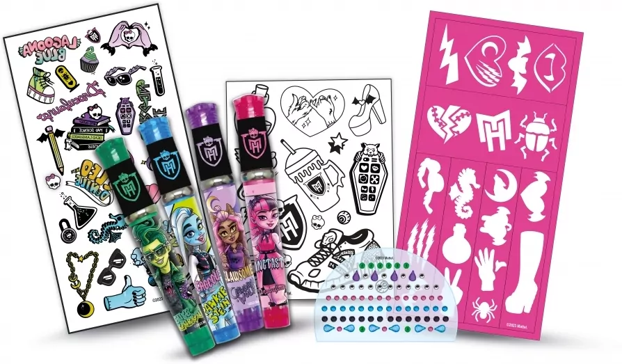 Monster High. Zestaw tatuaży - tantis.pl