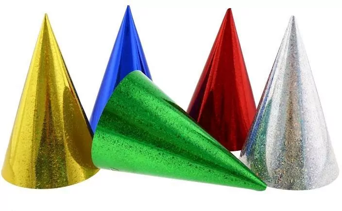 Czapeczki holograficzne 5szt - tantis.pl