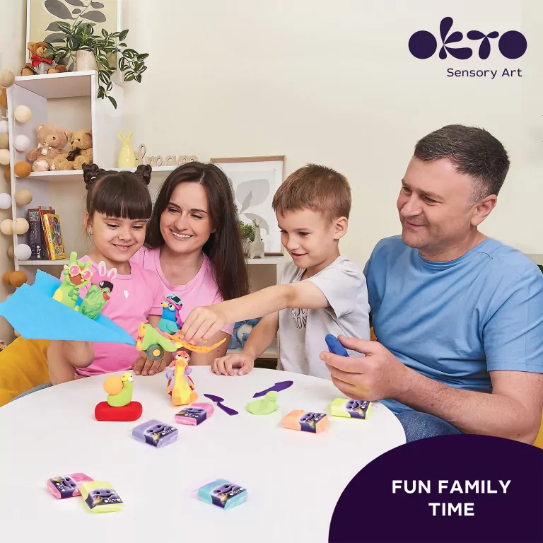 Plastelina samoutwardzalna. Zestaw kreatywny 24 kolory - tantis.pl