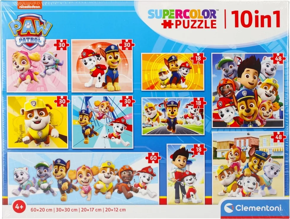 Puzzle 10w1 Super Kolor Psi Patrol - tantis.pl
