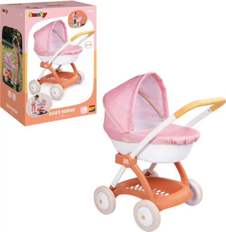 Smoby Baby Nurse wózek głęboki - tantis.pl