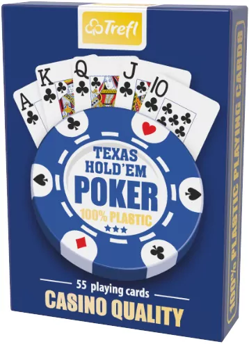 Karty do gry. Texas hold'em poker. 55 kart. - tantis.pl