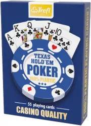 Karty do gry. Texas hold'em poker. 55 kart.