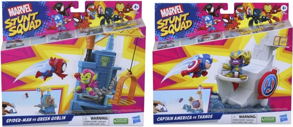 Marvel Stunt Squad. Ostateczne starcie. Zestaw z minifigurkami - tantis.pl