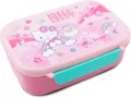 Śniadaniówka z przegródką Hello Kitty Foodyx pink - tantis.pl