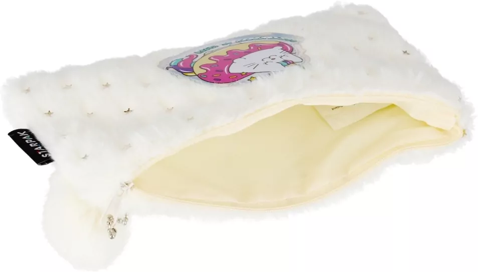 Piórnik saszetka pluszowa Cristal Catcorn - tantis.pl