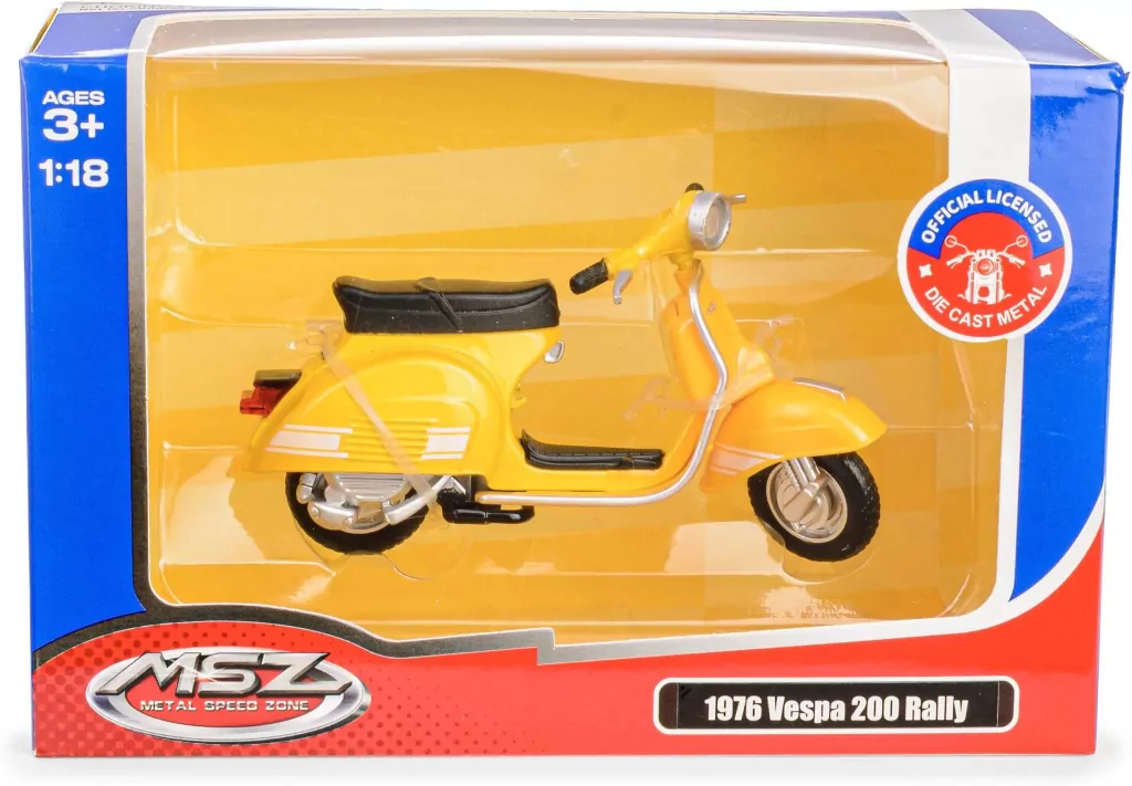 1976 Vespa 200 Rally/67709/yellow 1:18. MSZ - tantis.pl