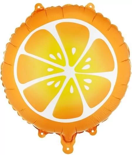 Balon foliowy Pomarańcza 35cm - tantis.pl