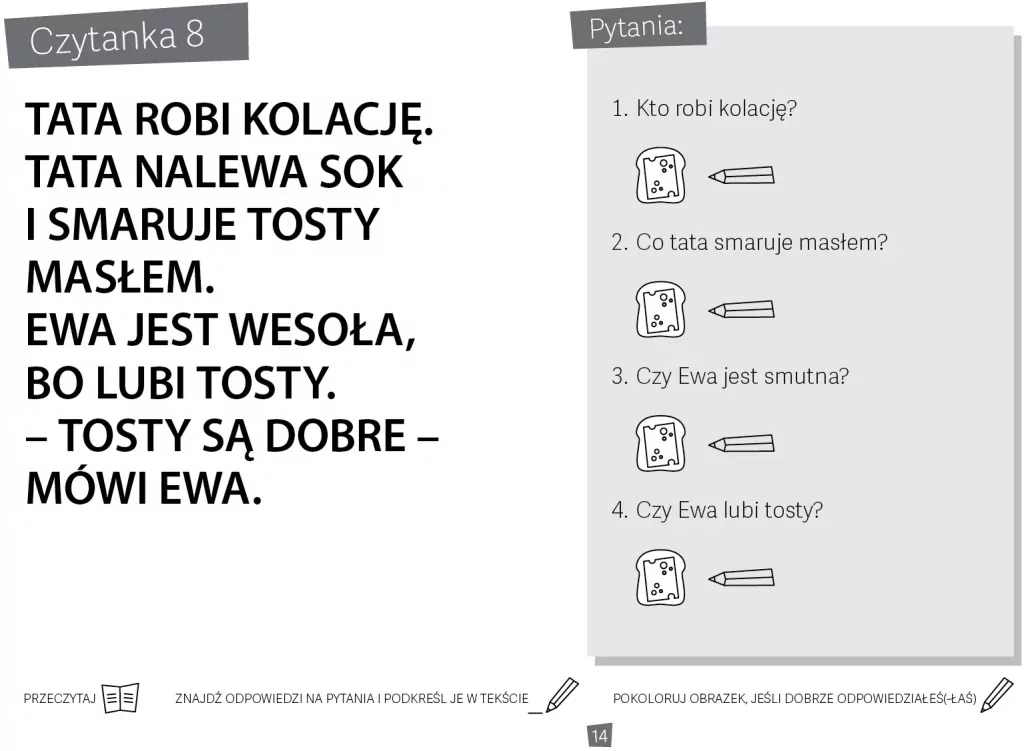Czytam i odpowiadam na pytania - tantis.pl