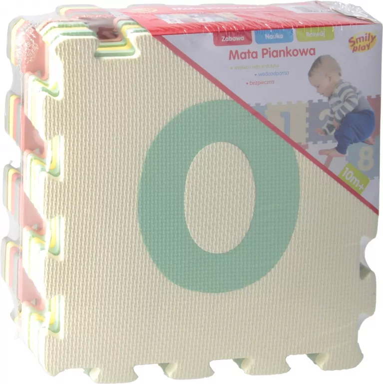 Mata piankowa pastelowa Cyfry - tantis.pl