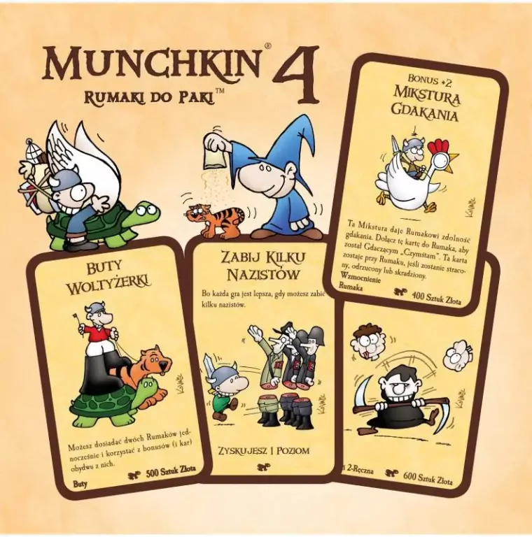 Munchkin 4. Rumaki do Paki. Dodatek - tantis.pl