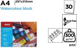 Blok do akwareli A4/30K 300g