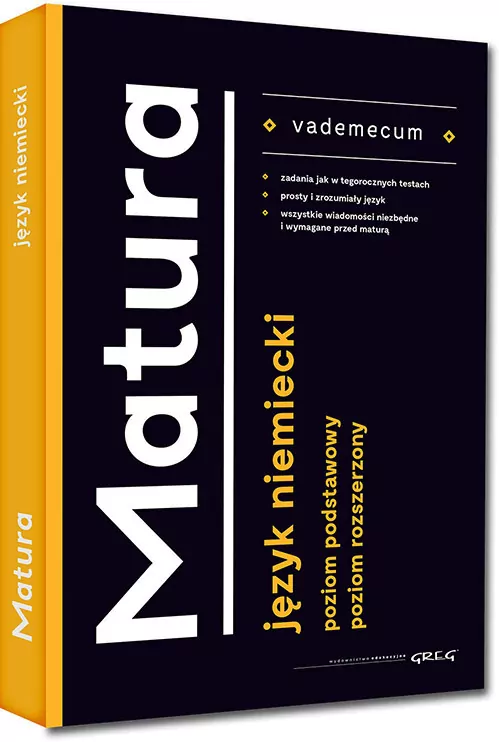 Matura. Język niemiecki. Vademecum - tantis.pl