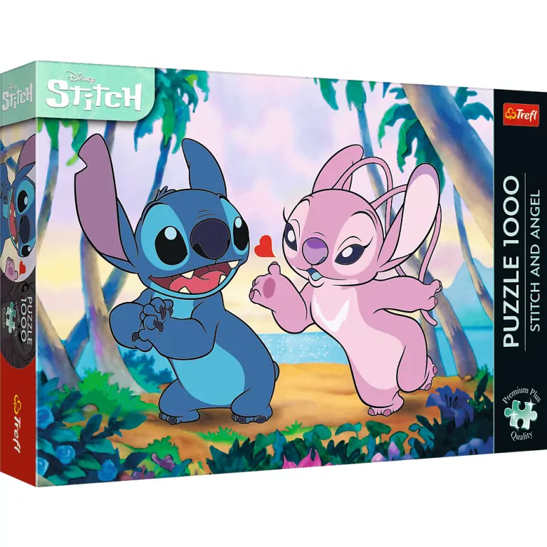 Puzzle 1000 Stitch&Angel TREFL - tantis.pl