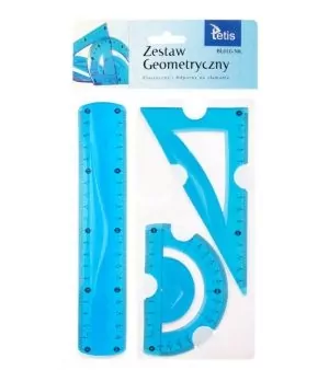 Zestaw geometryczny niebieski - tantis.pl