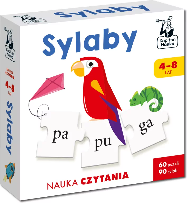 Sylaby. Puzzle do nauki czytania - tantis.pl