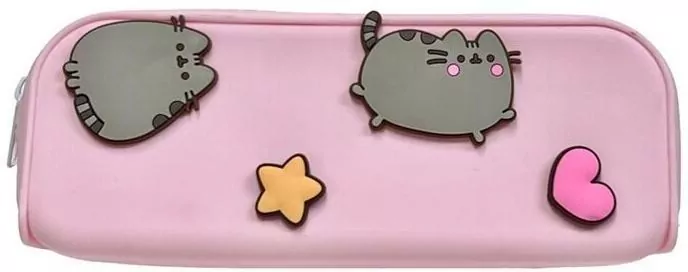 Piórnik silikonowy Pusheen the Cat Stars Hearts - tantis.pl