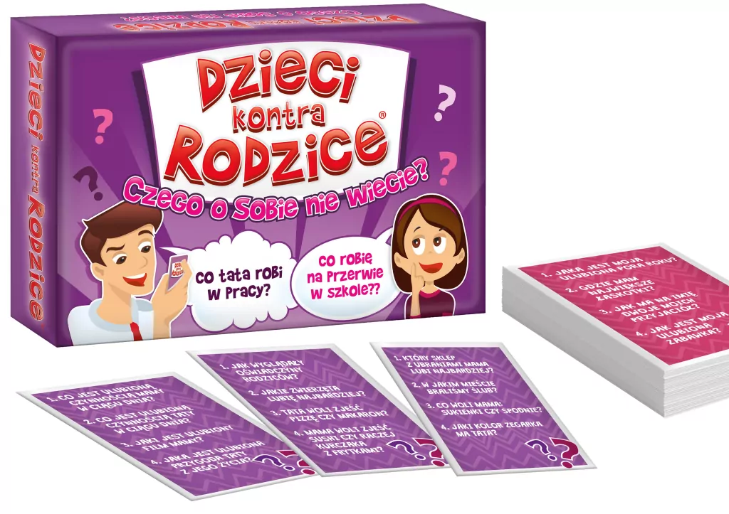 Dzieci kontra rodzice Czego o sobie nie wiecie? Kangur - tantis.pl