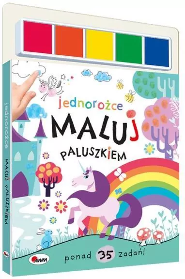 Jednorożce. Maluj paluszkiem - tantis.pl
