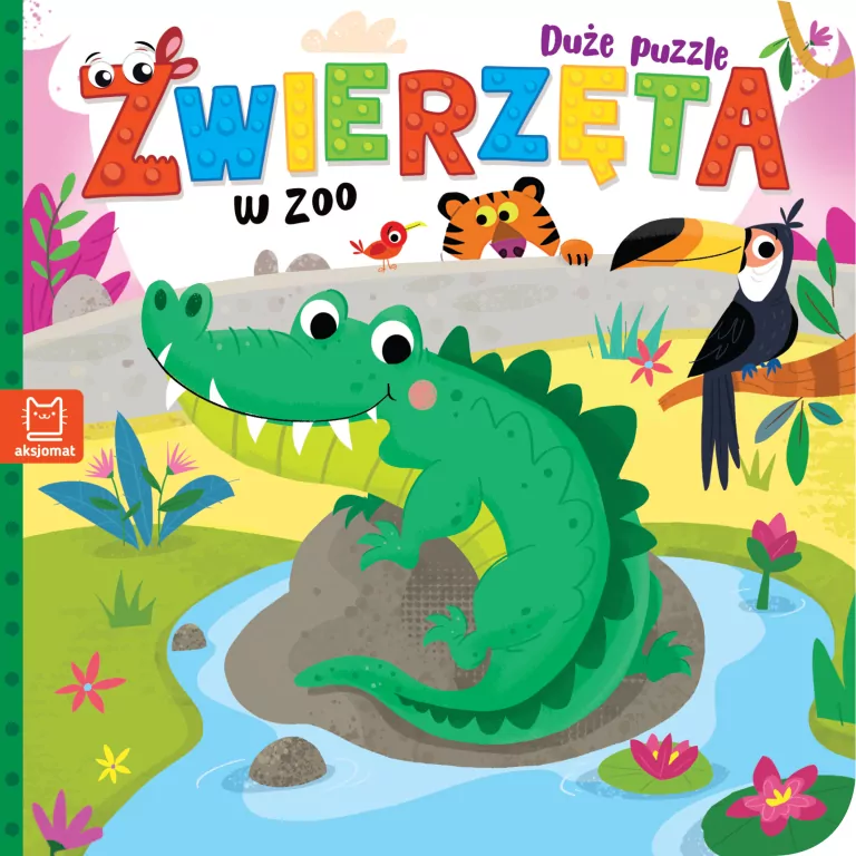 Duże puzzle. Zwierzęta w zoo - tantis.pl