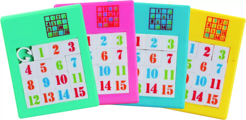 Przesuwane puzzle liczbowe - tantis.pl